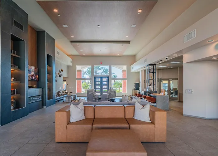 Near Stadium With Balcony Pool Gym Parking And W D Apartment